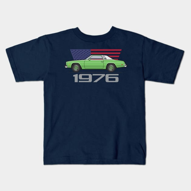 light green 76 Kids T-Shirt by JRCustoms44